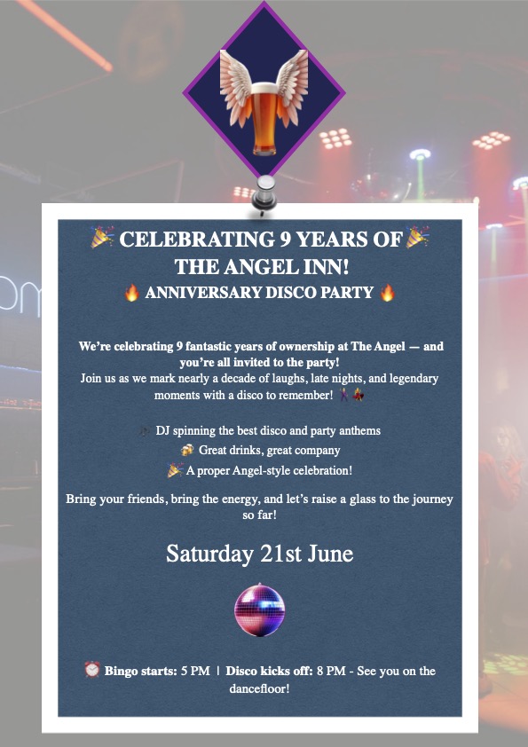 Disco Poster June BDAY 2025