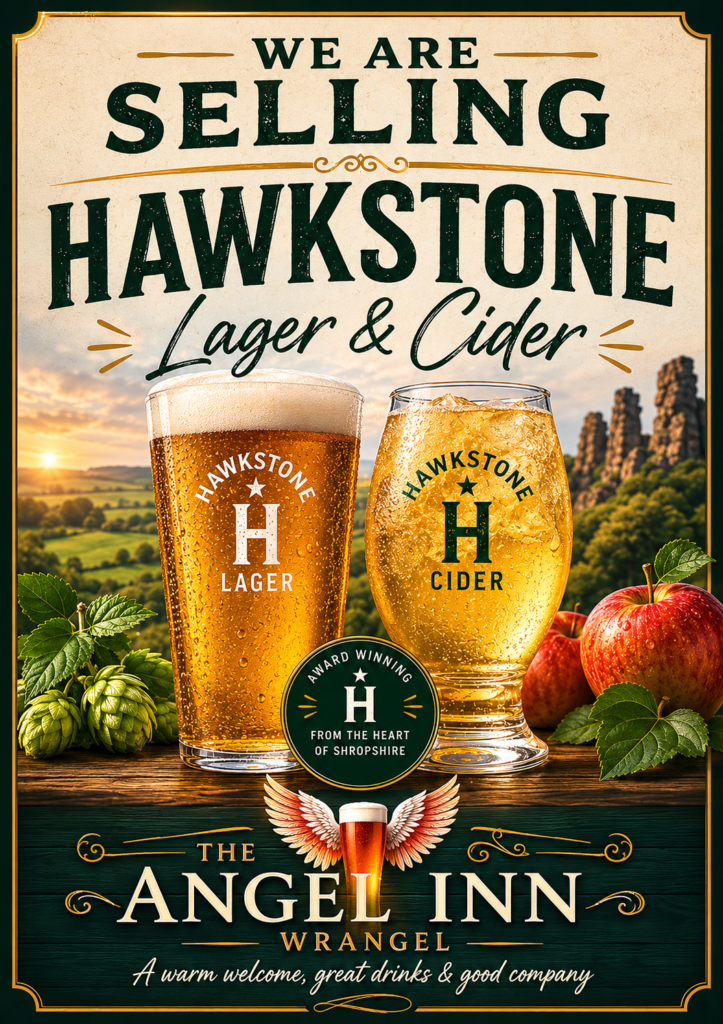 hawkstone lager and cider selling